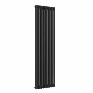 Lux Heat Column Pewter Vertical Radiator