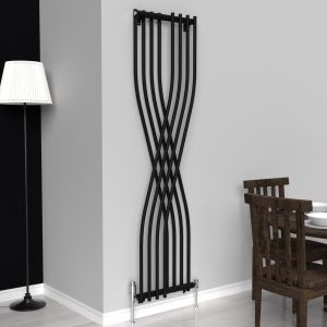 Lux Heat Xtreme Black Vertical Radiator